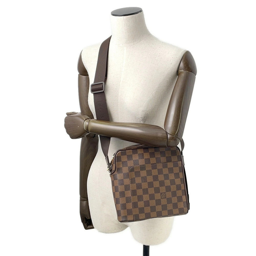 Louis Vuitton Olaf Damier Ebene Bag Shoulder Brown - Picture 4 of 12